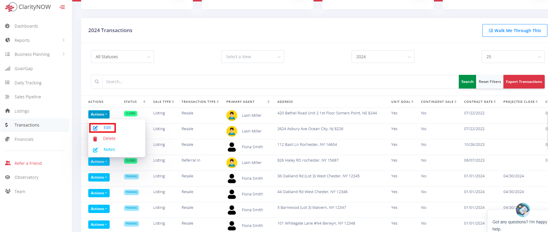 Existing Transactions Custom Lead Source