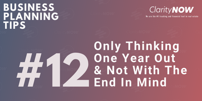 13 Mistakes Agents Make in Business Planning - #12