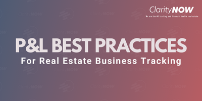 P&L Best Practices For Real Estate Business Tracking